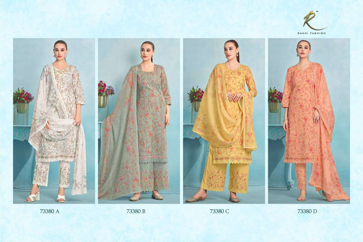 Rakhi Fashion Summer Waves 73380 - Amrah Wholesale