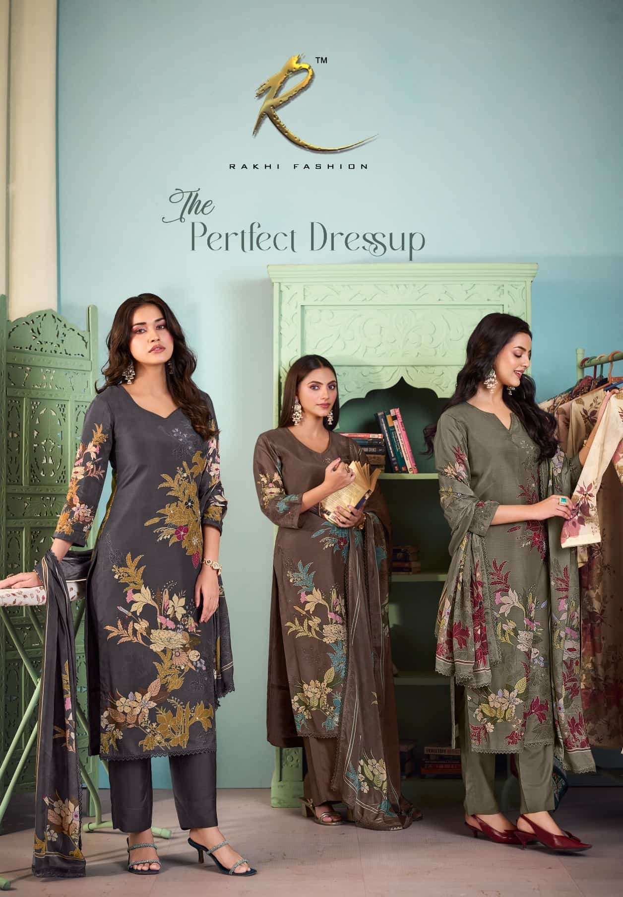 Rakhi Fashion The Perfect Dressup 55695 Premium Bemberg Modal Dress Material