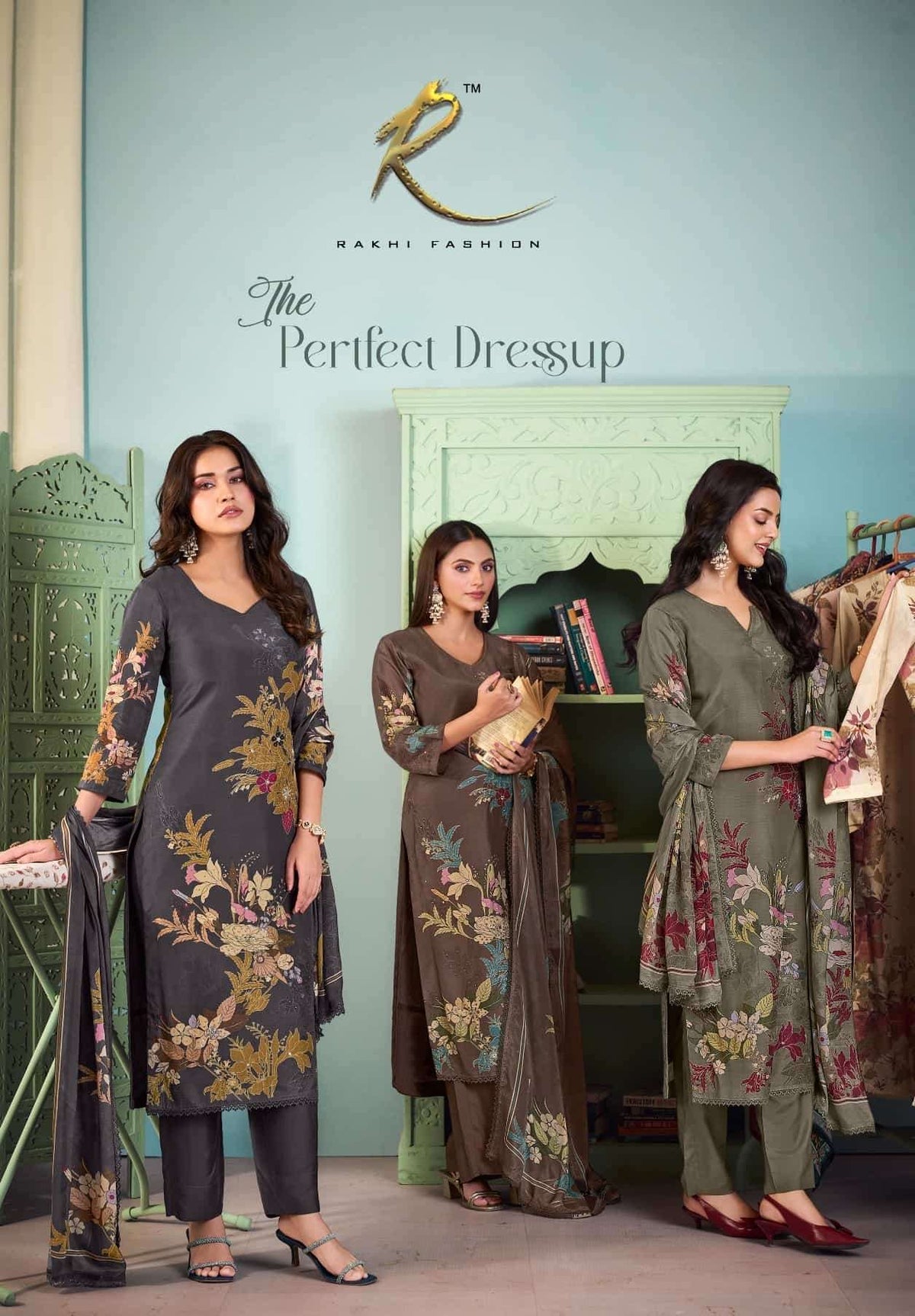Rakhi Fashion The Perfect Dressup 55695 Premium Bemberg Modal Dress Material - Amrah Wholesale