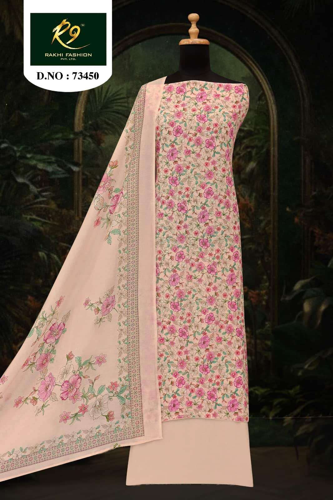 Rakhi Fashion The Print Stories 73450 Premium Cotton Dress Material