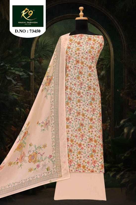 Rakhi Fashion The Print Stories 73450 Premium Cotton Dress Material
