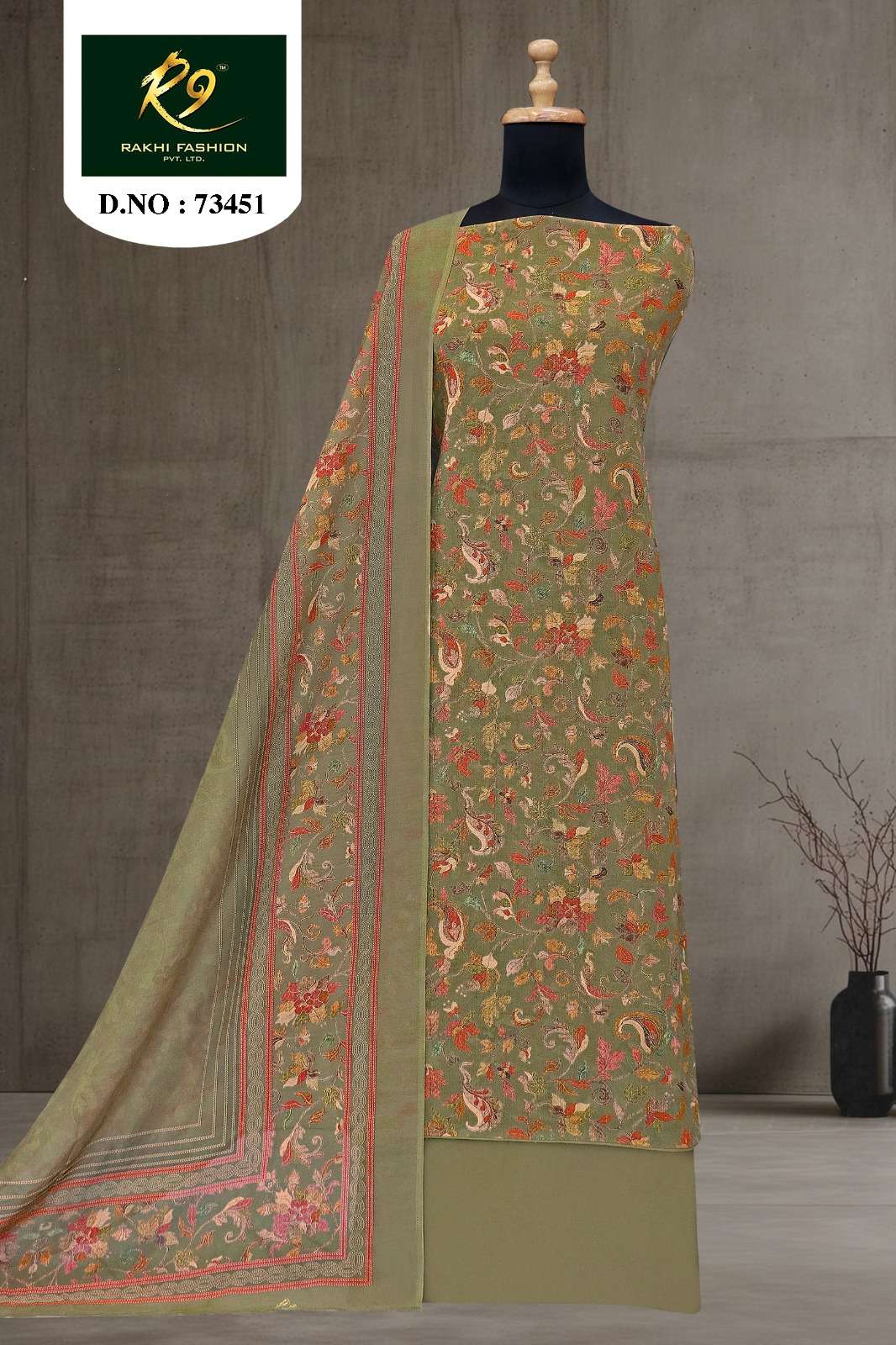 Rakhi Fashion The Print Stories 73451 Cotton Dress Material - Amrah Wholesale