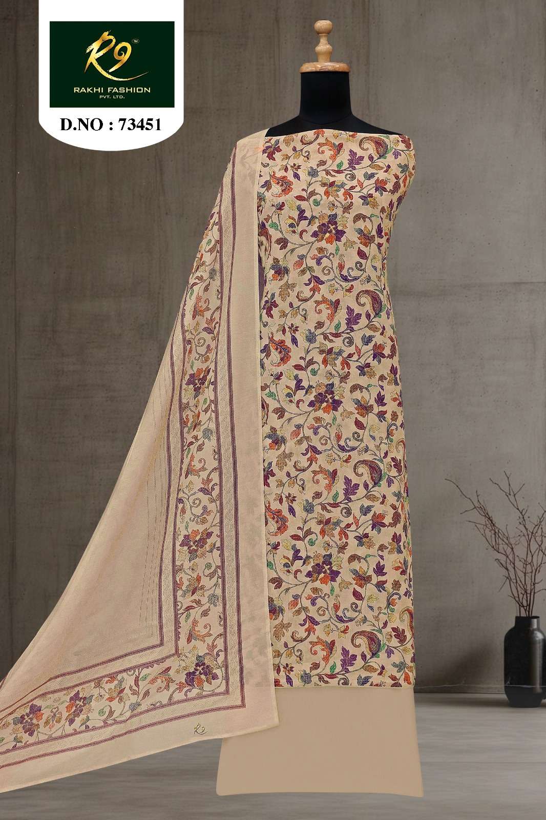 Rakhi Fashion The Print Stories 73451 Cotton Dress Material - Amrah Wholesale