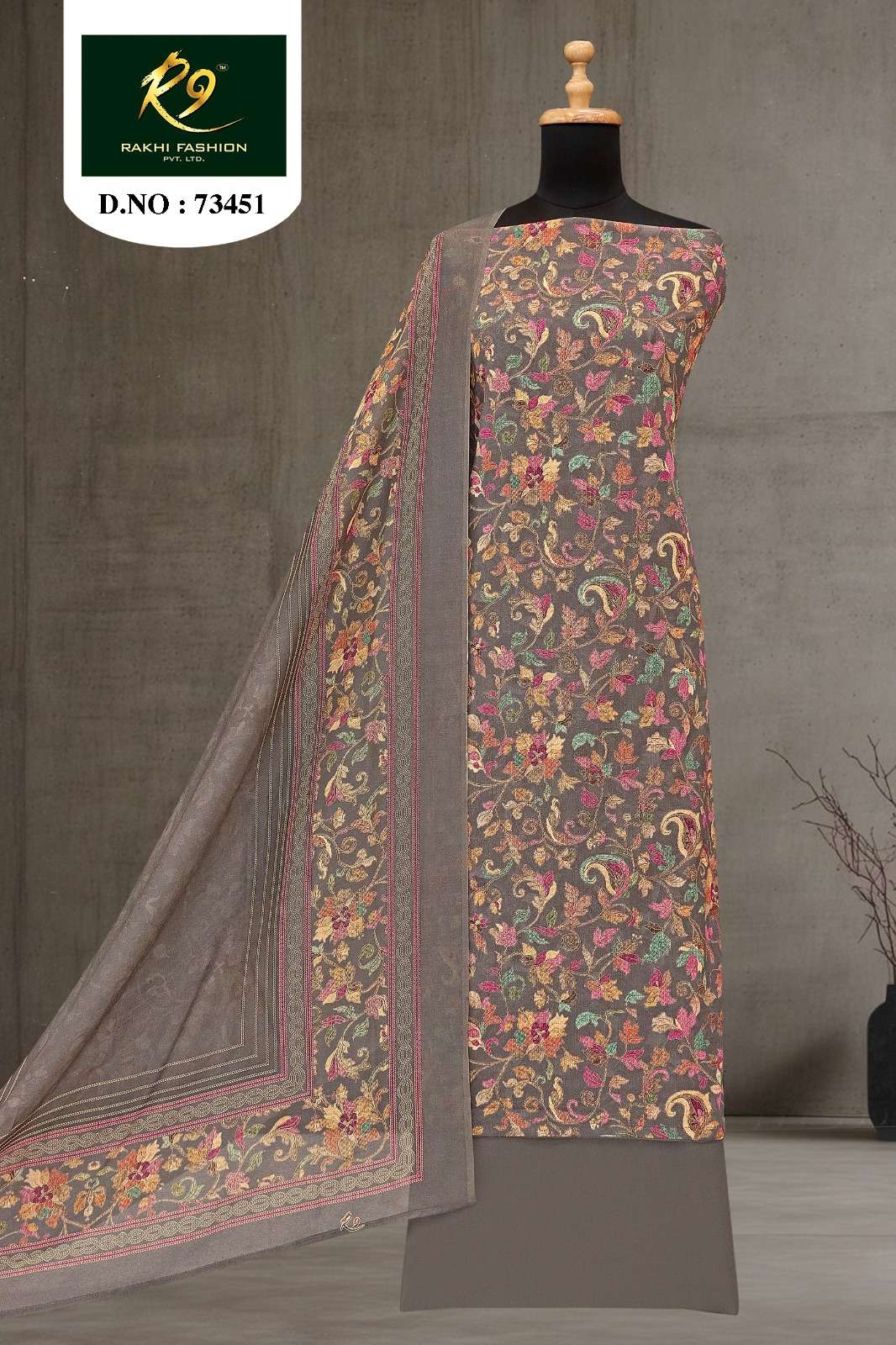 Rakhi Fashion The Print Stories 73451 Cotton Dress Material - Amrah Wholesale