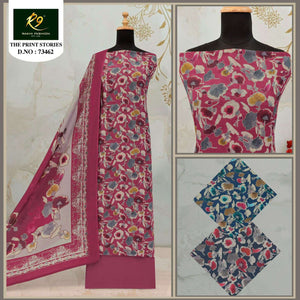 Rakhi Fashion The Print Stories 73462 Digital Printed Cotton Dress Material