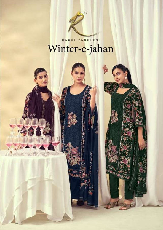 Rakhi Fashion Winter E Jahan 5529 Pure Premium Pashmina Dress Material
