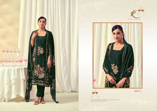 Rakhi Fashion Winter E Jahan 5529 Pure Premium Pashmina Dress Material