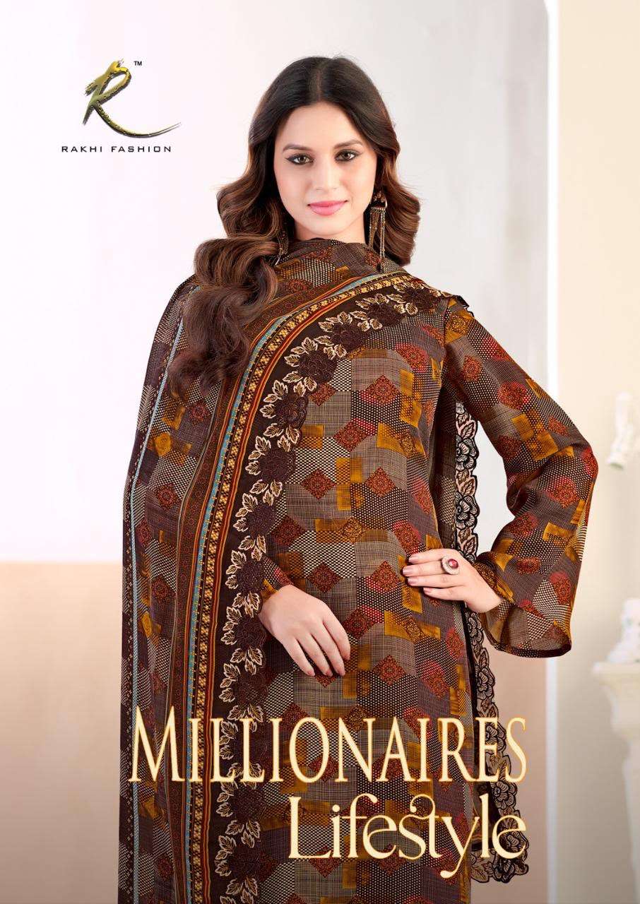 Rakhi Fashion Millionaires Lifestyle 55664 Premium Bemberg Modal Dress Material