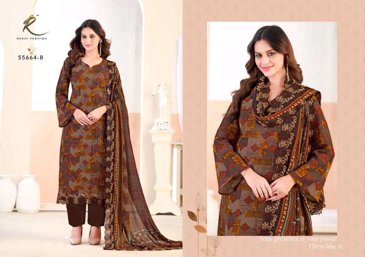 Rakhi Fashion Millionaires Lifestyle 55664 Premium Bemberg Modal Dress Material