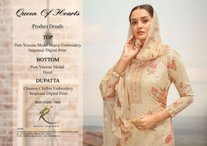 Rakhi Fashion Queen Of Hearts Modal Dress Material