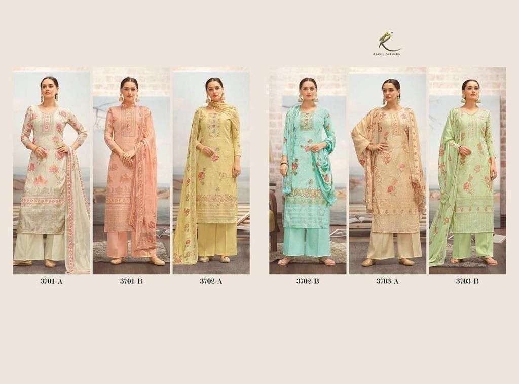 Rakhi Fashion Queen Of Hearts Modal Dress Material