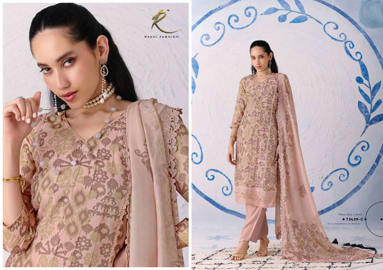 Rakhi Fashion Summer Andaaz 73439 Chanderi Dress Material