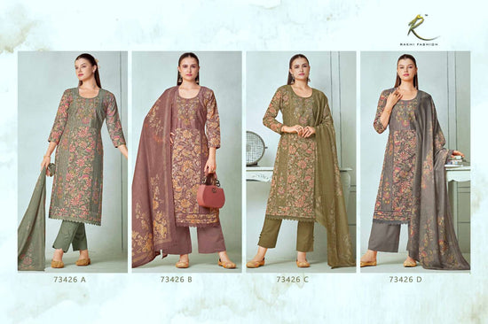 Rakhi Fashion Summer Carnival 73426 Linen Dress Material