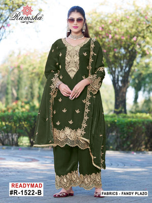 Ramsha R 1522 A To D Fandy Jari Work Salwar Kameez Set - Amrah Wholesale
