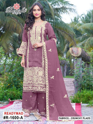 Ramsha R 1600 A To D Crunchy Pakistani Suit Set