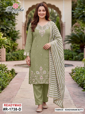 Ramsha R 1738 A To D Kanjivaram Silk Dress Material