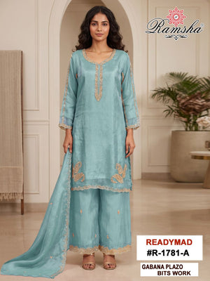 Ramsha R 1781 A To D Gabana Embroidered Salwar Kameez Collection