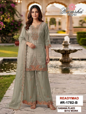 Ramsha R 1782 A To D Gabana Embroidered Salwar Kameez Collection