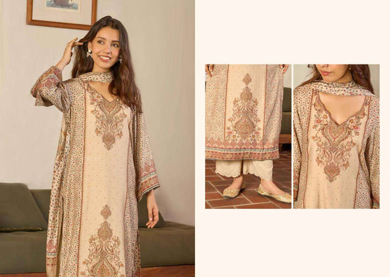Ramtex Meherbaan Modal Twill Pashmina Digital Printed Suit - Amrah Wholesale