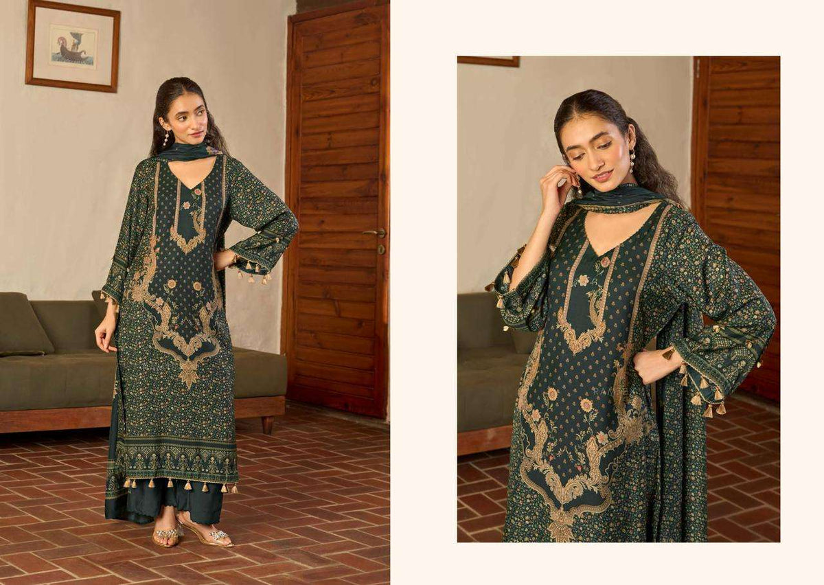 Ramtex Meherbaan Modal Twill Pashmina Digital Printed Suit