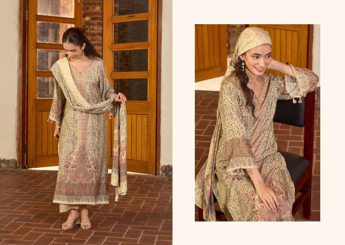 Ramtex Meherbaan Modal Twill Pashmina Digital Printed Suit