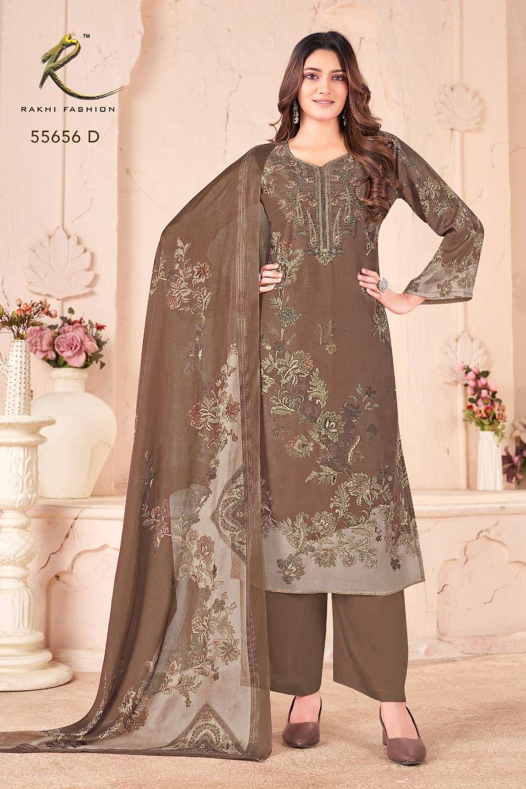 Rakhi Fashion Rang E Ishq Viscose Modal Digital Printed Dress Material