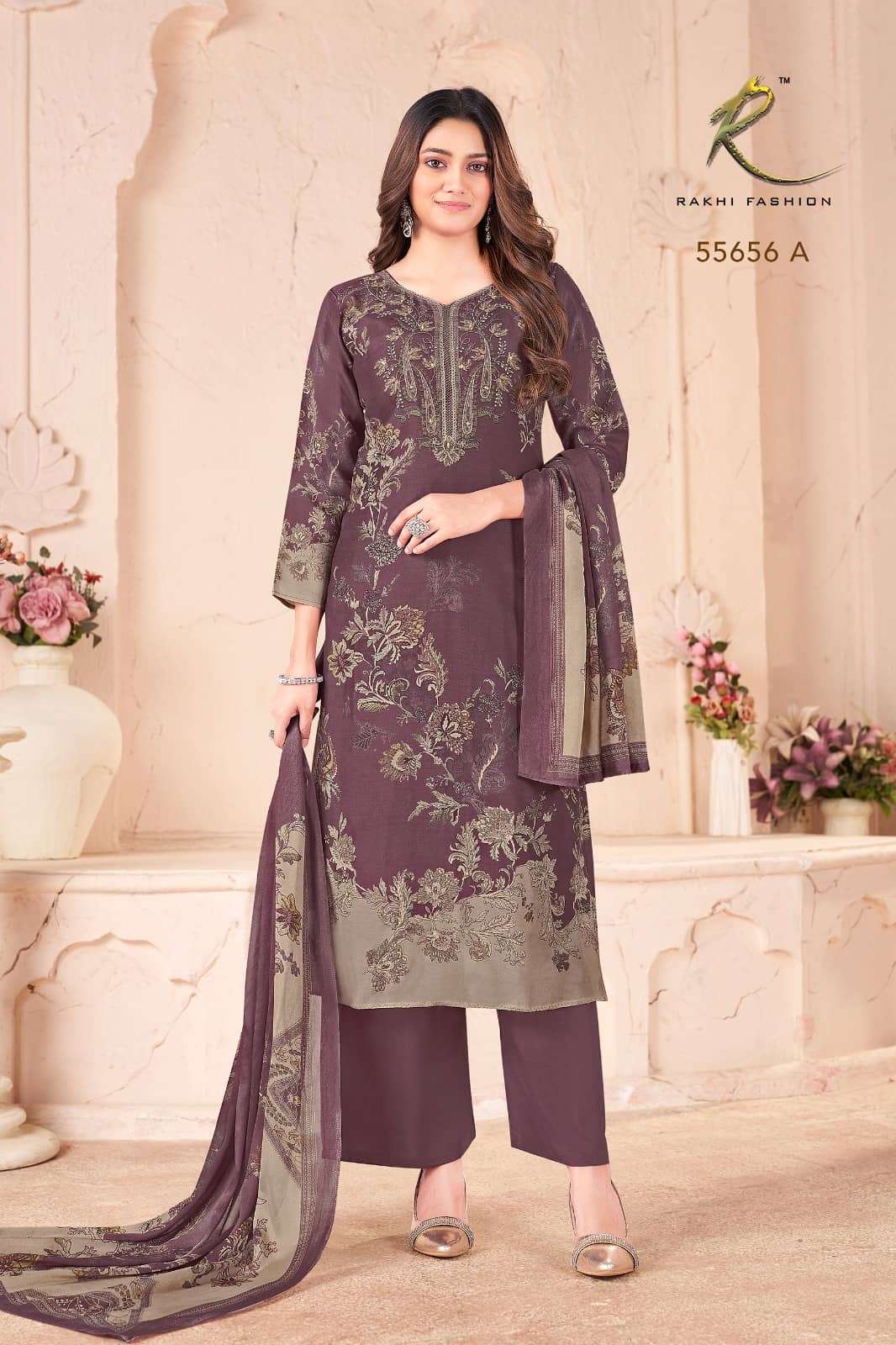 Rakhi Fashion Rang E Ishq Viscose Modal Digital Printed Dress Material