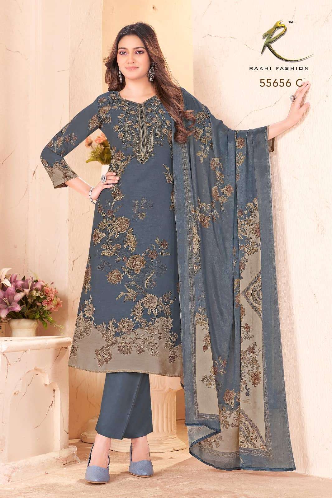 Rakhi Fashion Rang E Ishq Viscose Modal Digital Printed Dress Material