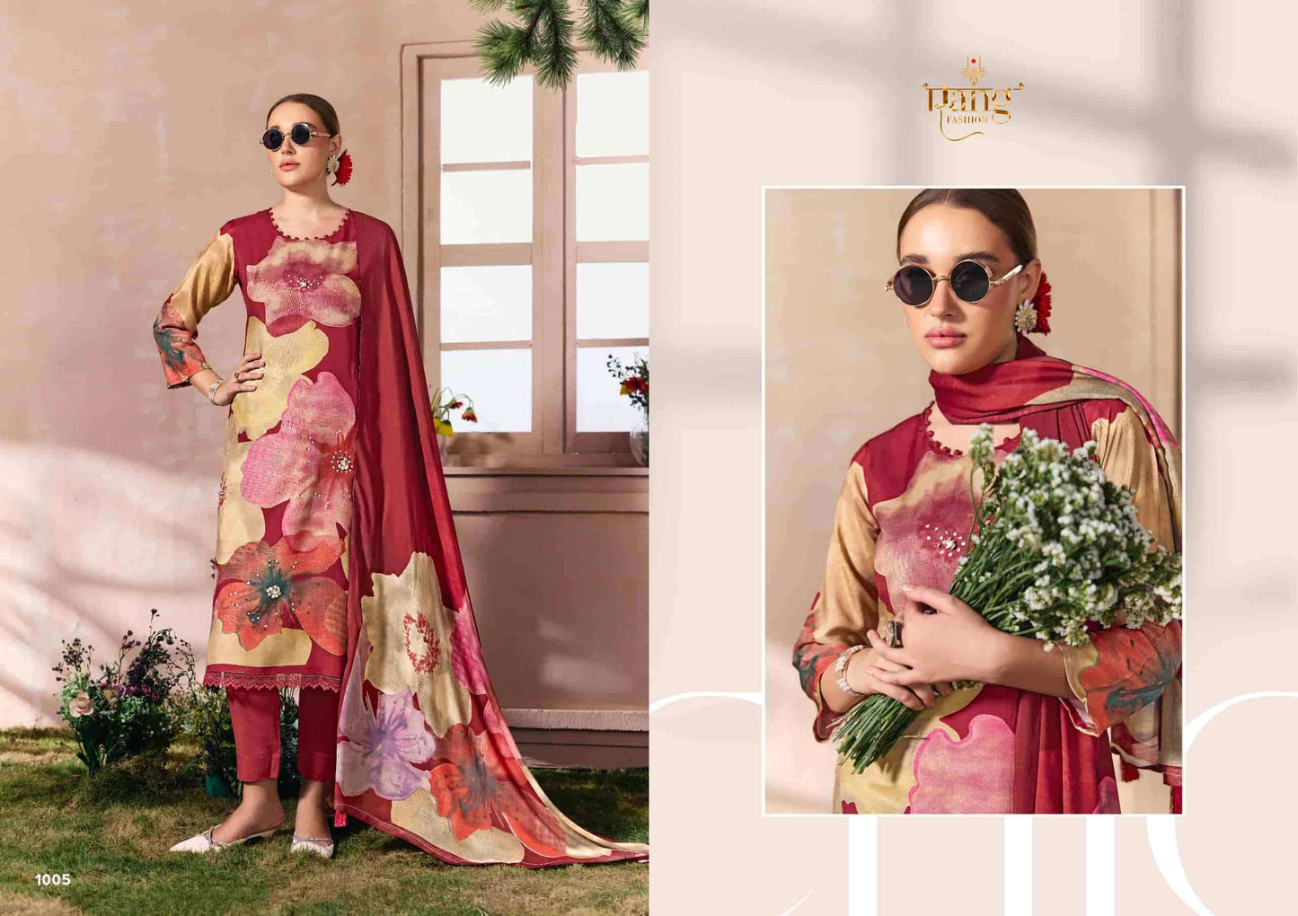 Rang Fashion Kahf Muslin Dress Material