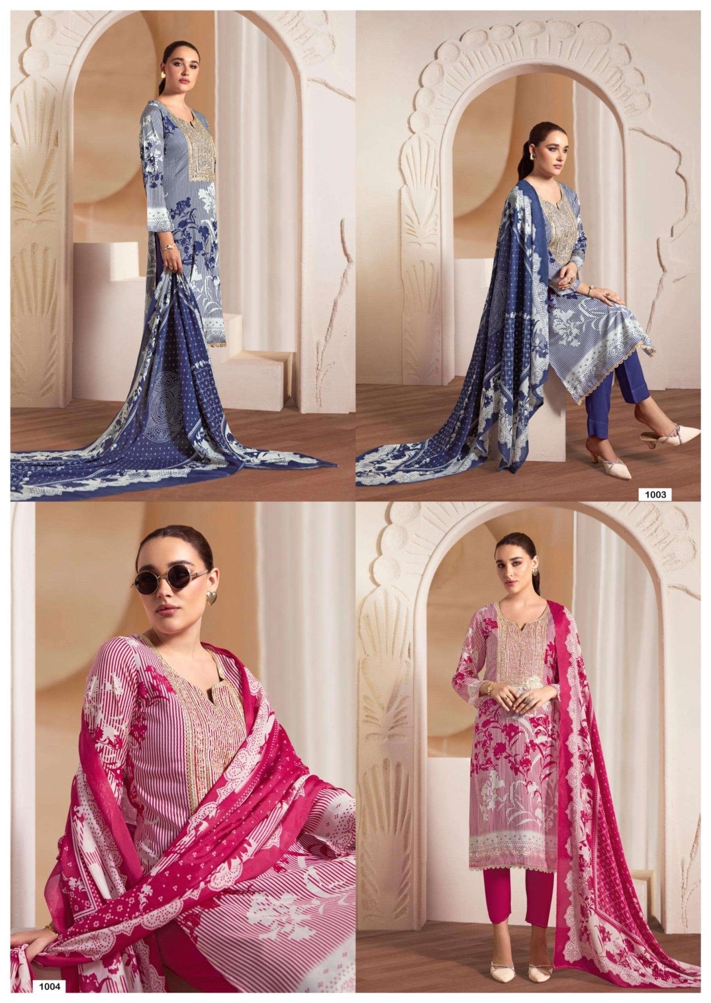 Rang Fashion Liza Muslin Dress Material - Amrah Wholesale