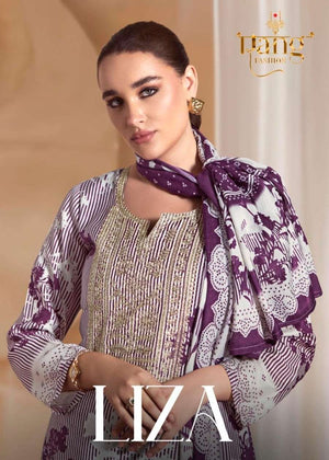 Rang Fashion Liza Muslin Dress Material - Amrah Wholesale