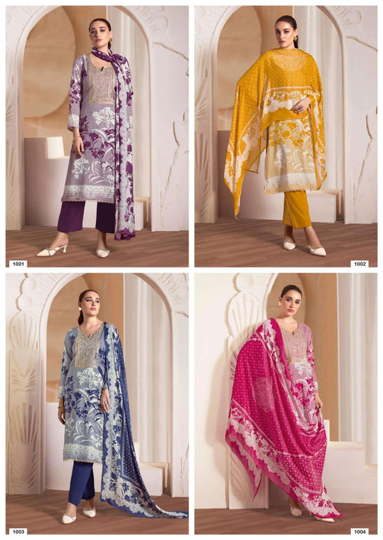 Rang Fashion Liza Muslin Dress Material - Amrah Wholesale