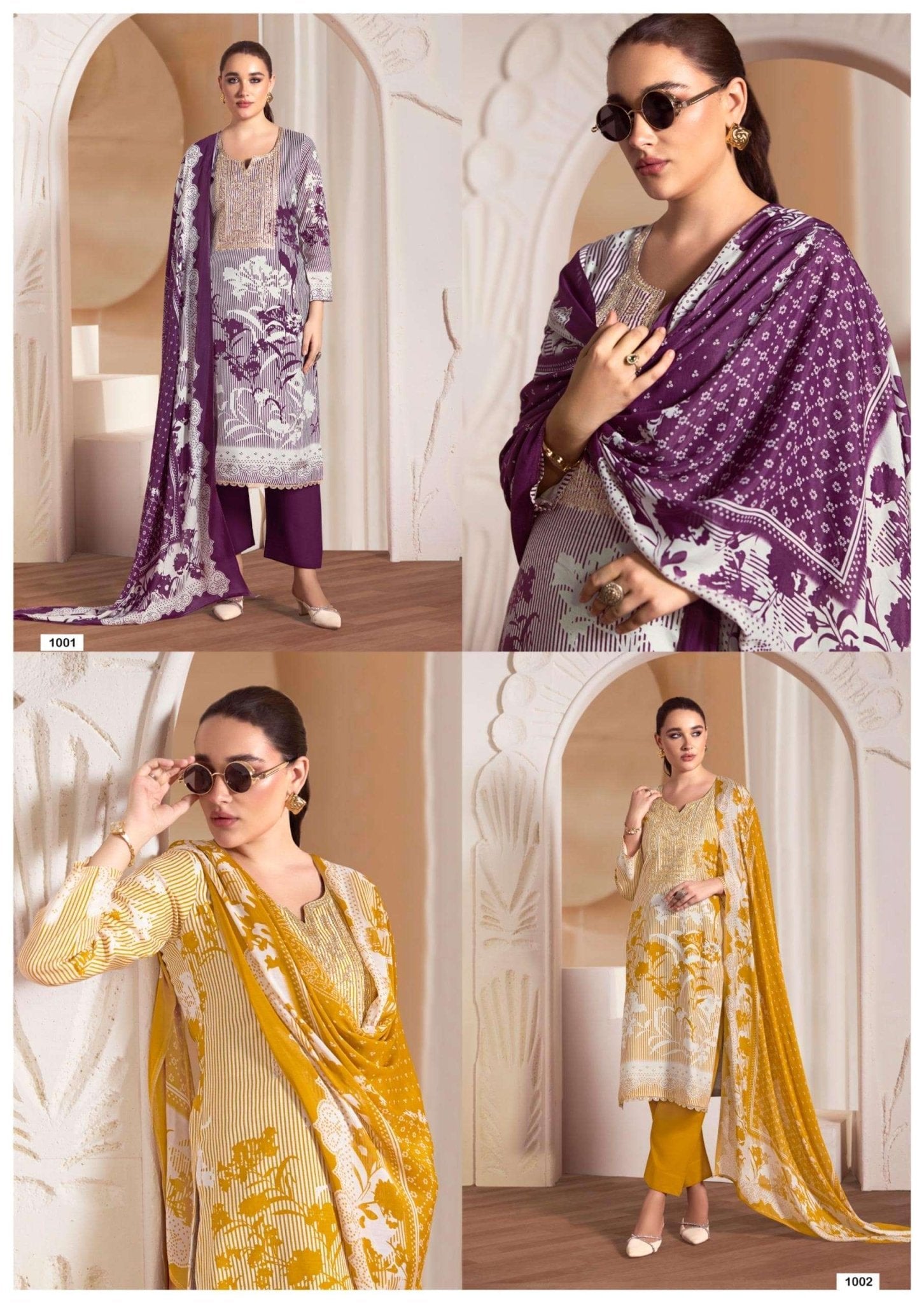 Rang Fashion Liza Muslin Dress Material - Amrah Wholesale