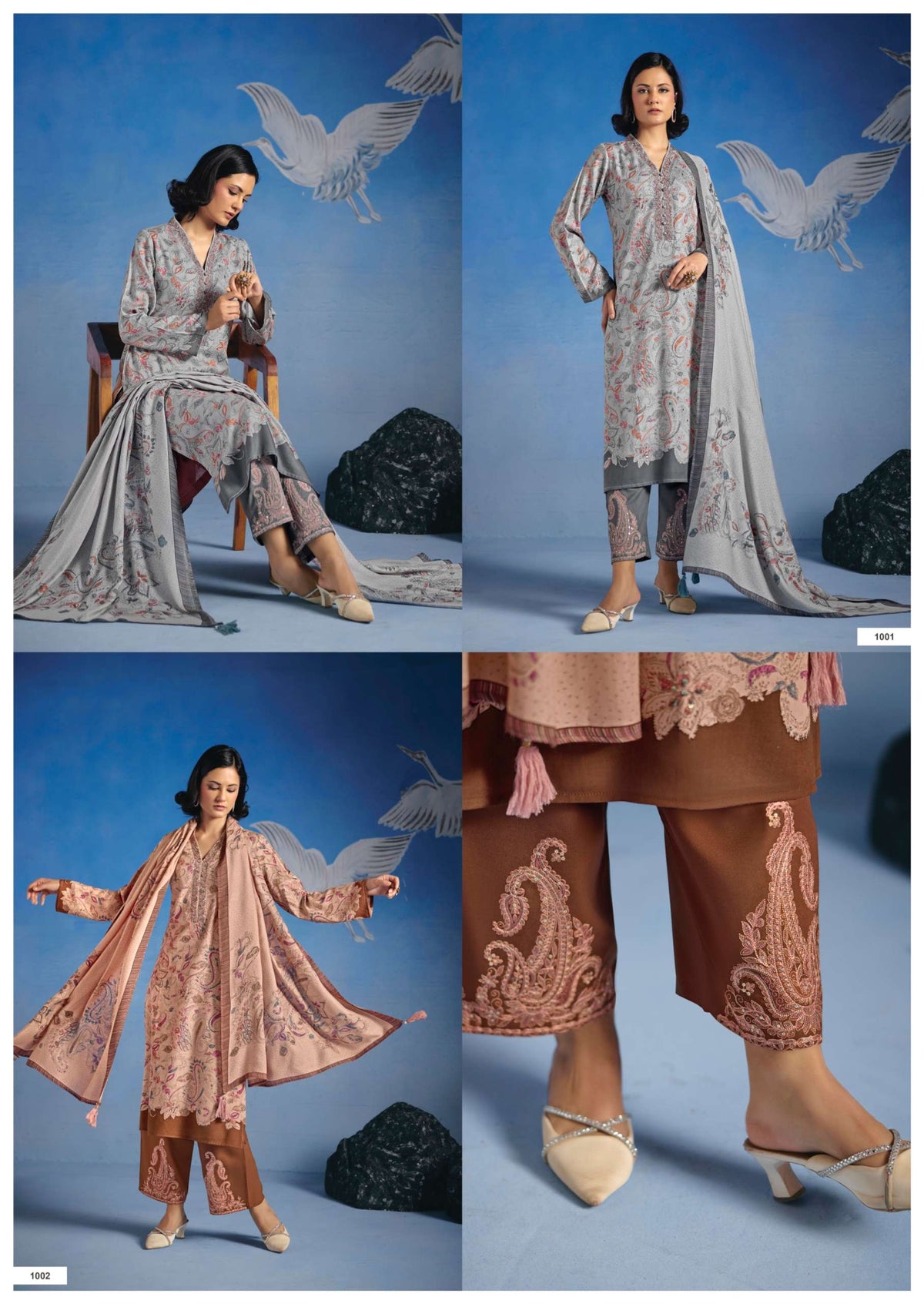 Rang Fashion Luxury Pure Pashmina Digital Printed Suit