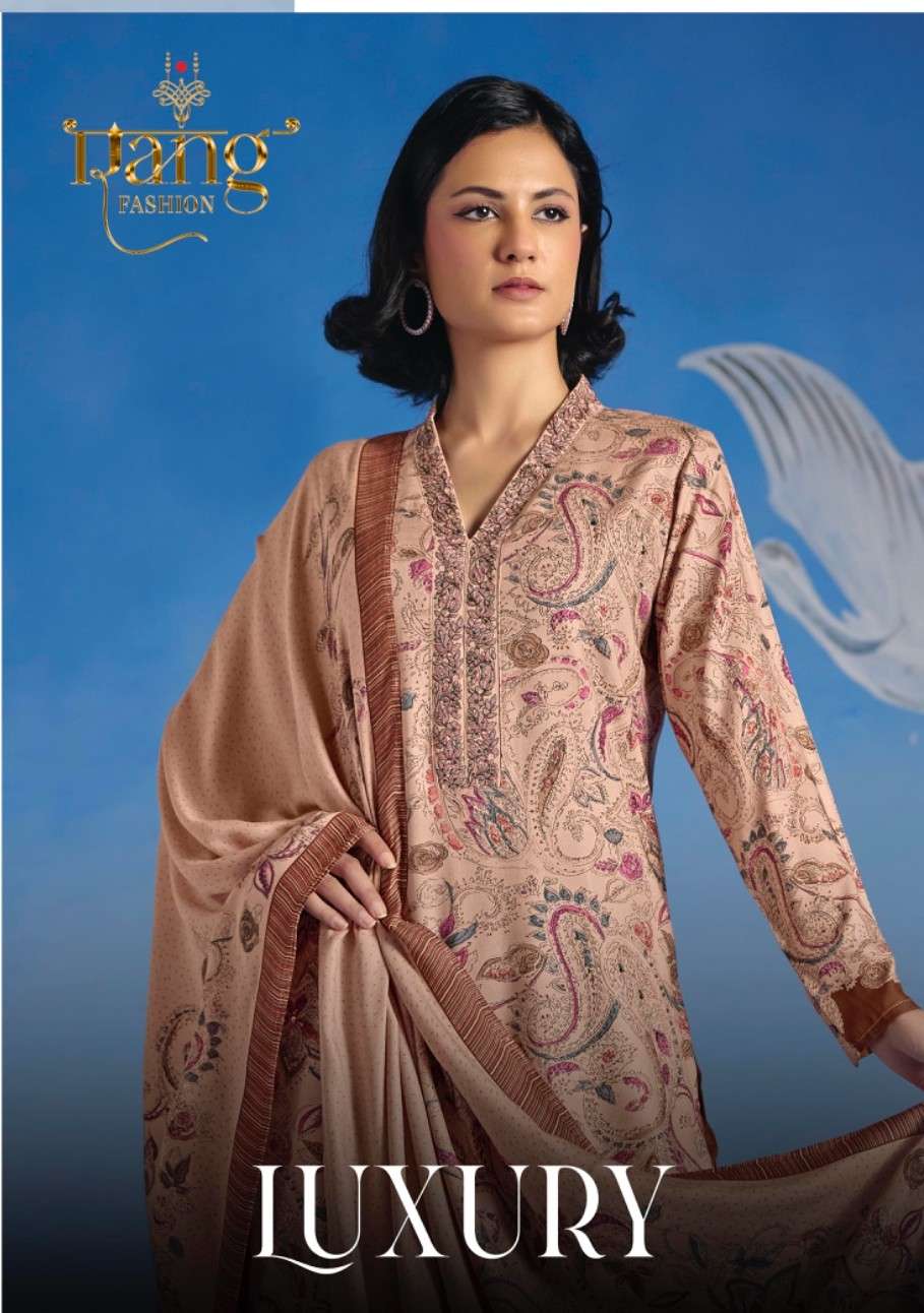 Rang Fashion Luxury Pure Pashmina Digital Printed Suit
