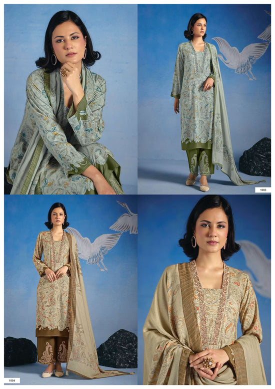 Rang Fashion Luxury Pure Pashmina Digital Printed Suit