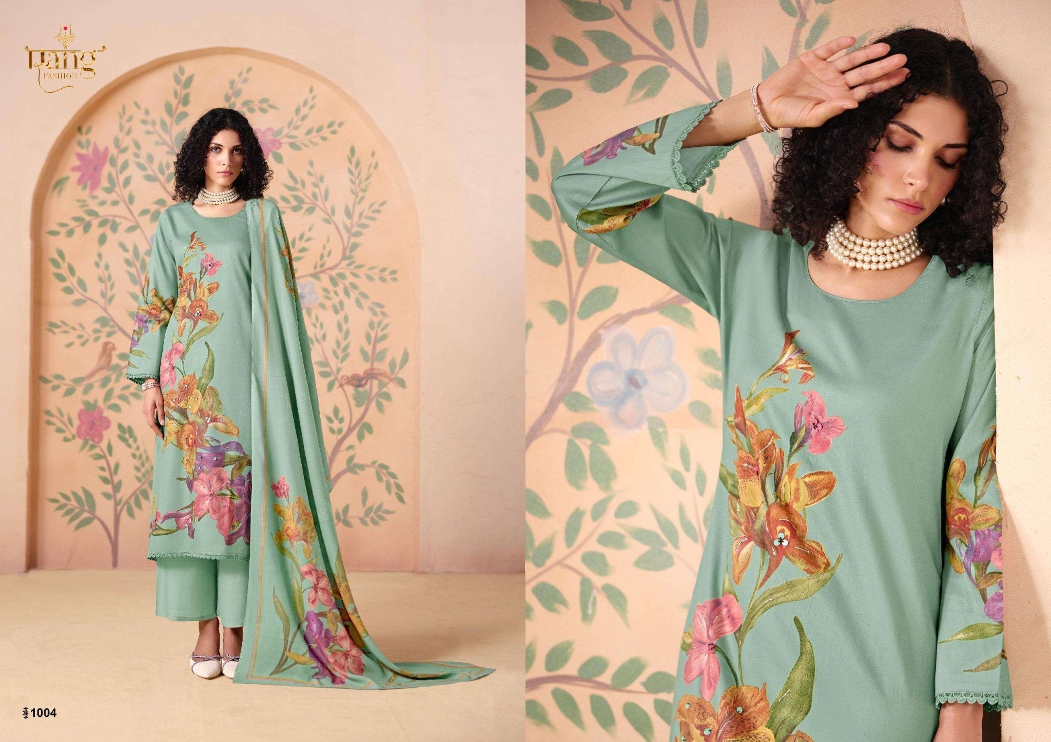 Rang Fashion Nikhaar Jam Cotton Dress Material - Amrah Wholesale