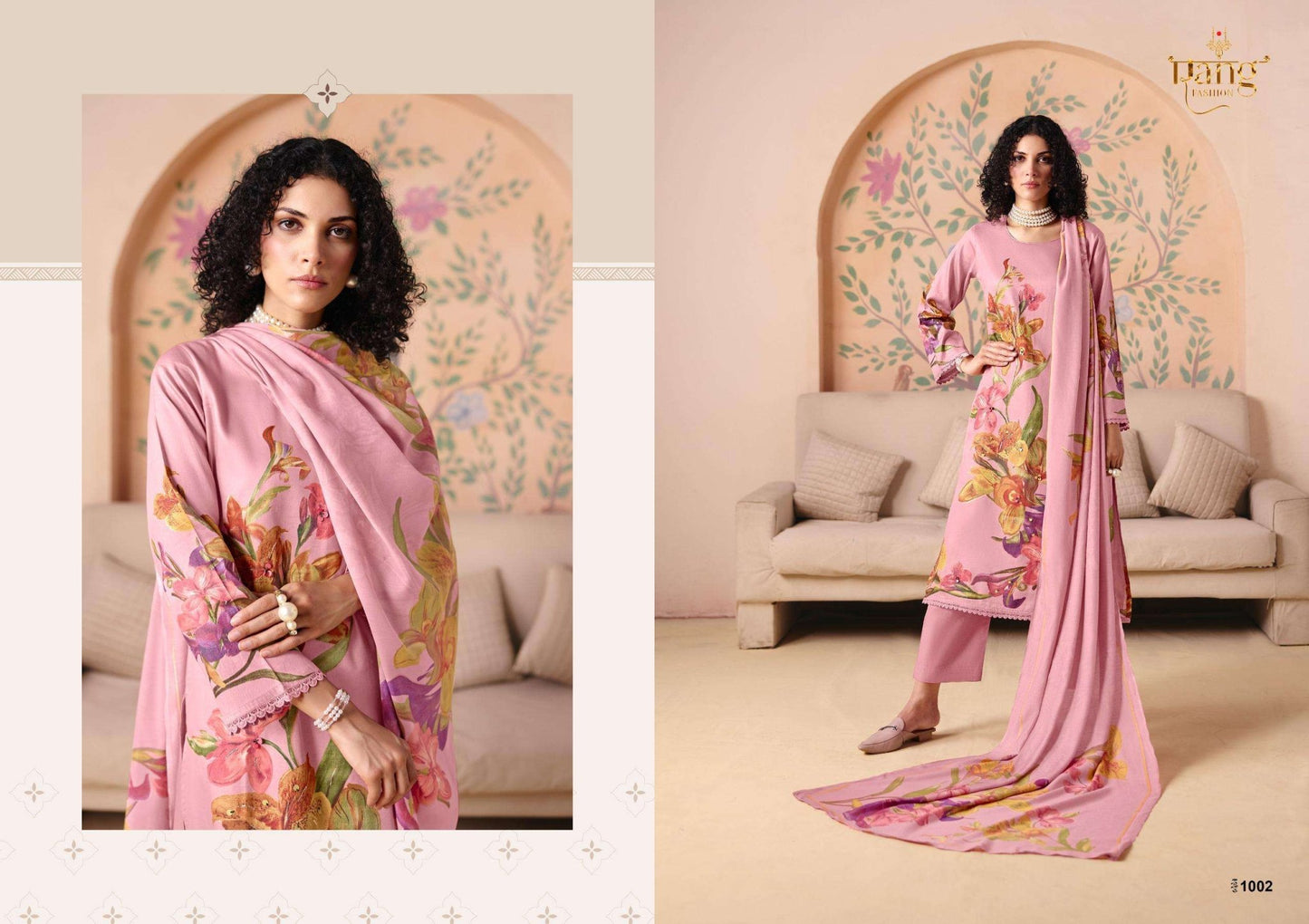Rang Fashion Nikhaar Jam Cotton Dress Material - Amrah Wholesale