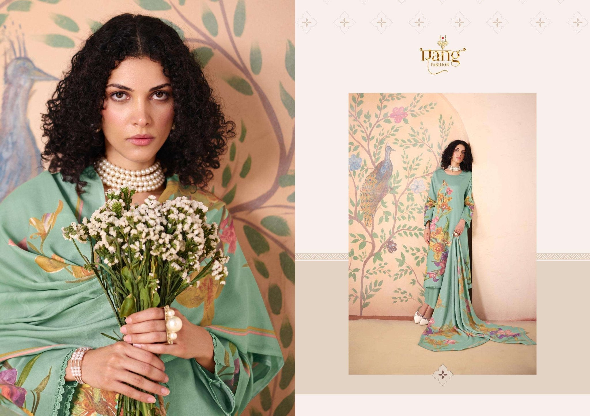 Rang Fashion Nikhaar Jam Cotton Dress Material - Amrah Wholesale