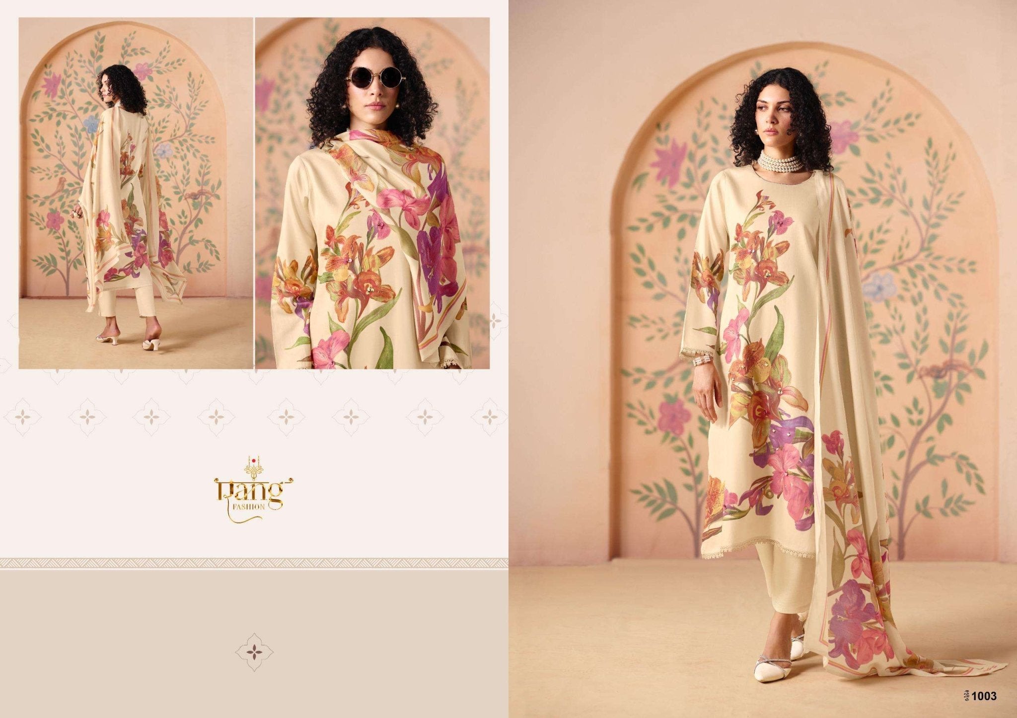 Rang Fashion Nikhaar Jam Cotton Dress Material - Amrah Wholesale