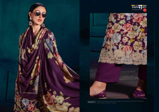 Rangati Prints Bella Pure Pashmina Dress Material