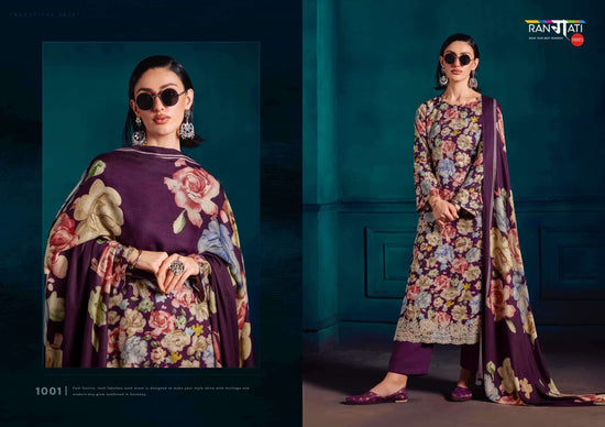 Rangati Prints Bella Pure Pashmina Dress Material