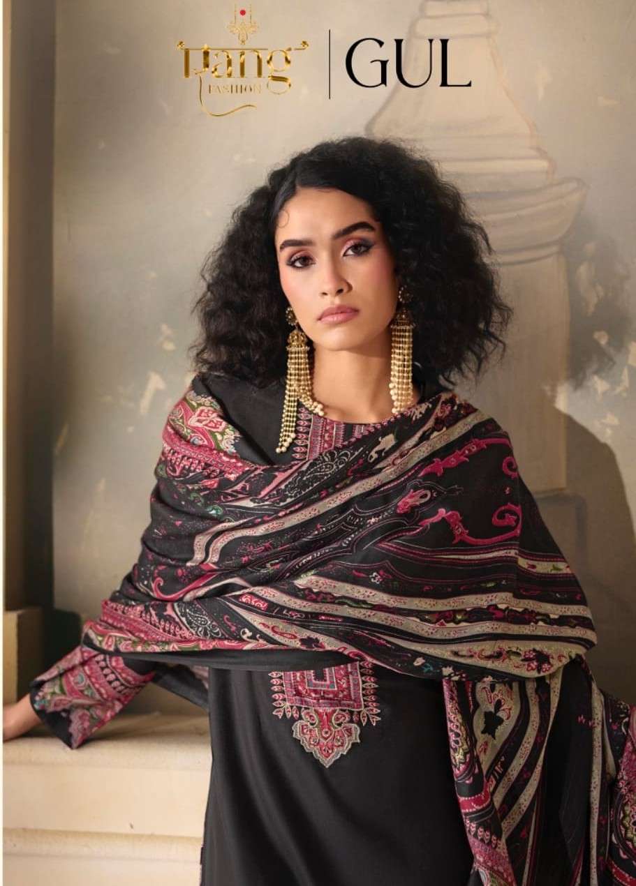 Rangati Prints Gul Pure Pashmina Dress Material