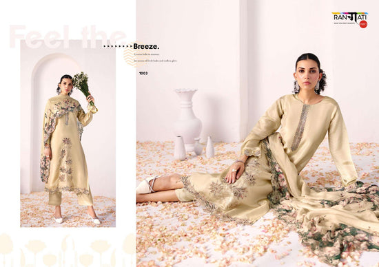Rangati Prints Haya Pure Silk Dress Material - Amrah Wholesale