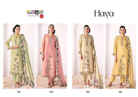 Rangati Prints Haya Pure Silk Dress Material - Amrah Wholesale