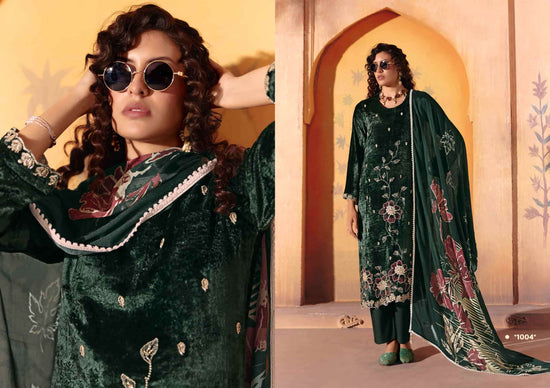 Rangati Prints Hiya Velvet Pakistani Suit