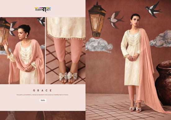 Rangati Prints Icon Pure Simmer Party Wear Dress Material - Amrah Wholesale