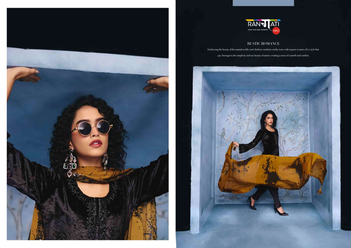 Rangati Prints Legacy Plus Velvet Winter Dress Material Catalog