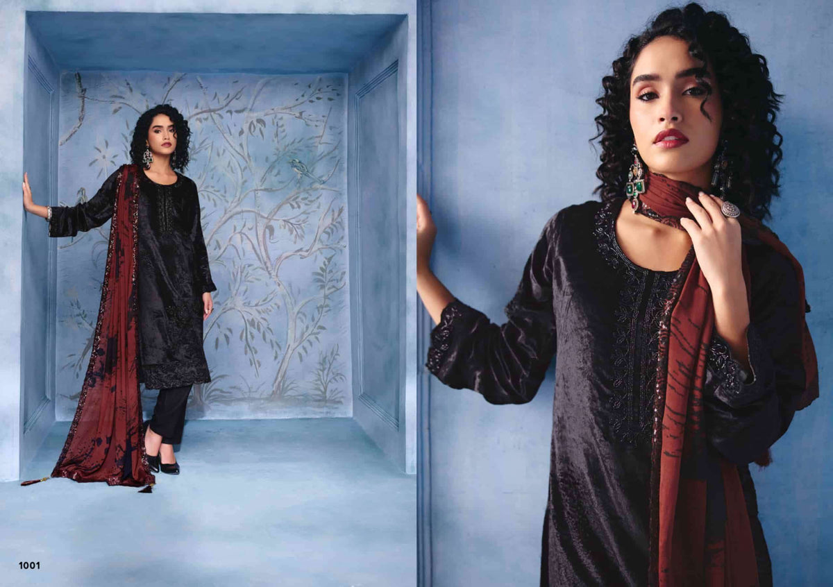 Rangati Prints Legacy Plus Velvet Winter Dress Material Catalog