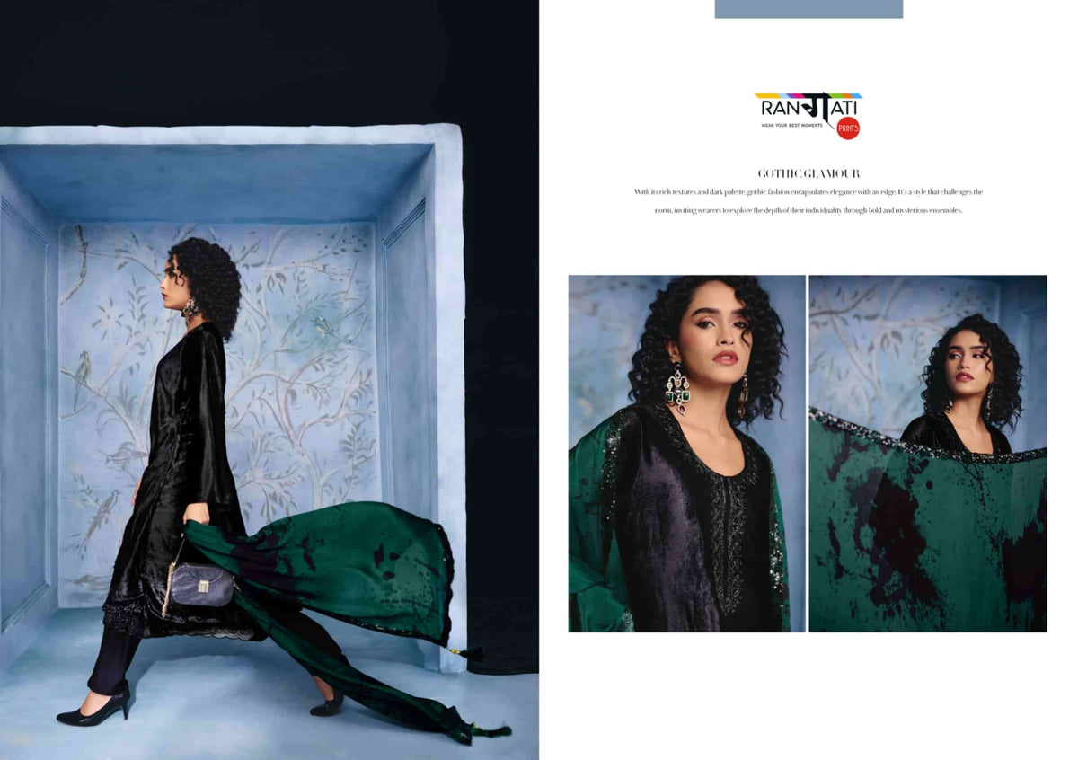 Rangati Prints Legacy Plus Velvet Winter Dress Material Catalog